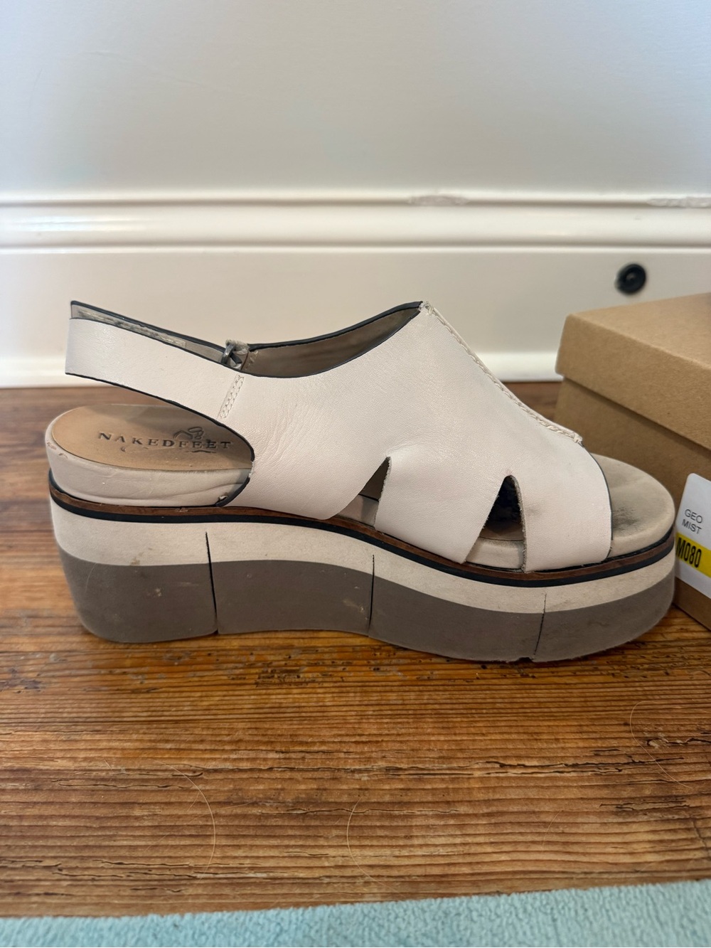 NAKED FEET - FLOW in MIST Heeled Sandals - Picture 6 of 10